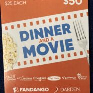 Dinner and a Movie Donated by Advanced Industrial Solutions value of $50