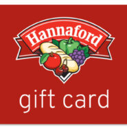 Hannaford Gift Card Donated by Gabe Gaboury value of $100