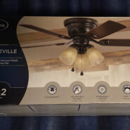 42″ Flush Mount Ceiling Fan with LED Light Kit Donated by Israel Cunningham value of $60.00