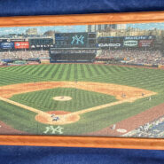 Framed Puzzle of Yankee Stadium Donated by Anthony & Linda Gause value Priceless